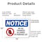 Signmission No Oil Changes In Parking Lot OSHA Notice Sign, Plastic, 14in W x 10in L, 2PK OS-2PACK-NS-P-1014-L-16150 - alternate 4